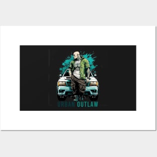 Graffiti Vector Art of Urban Outlaw Character Posters and Art